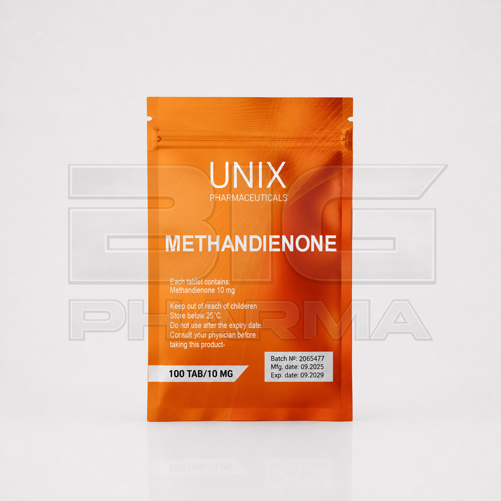 Unix Pharma Methandienone - 100 Таблеток метандиенон (метандростенолон)
