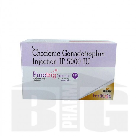 Puretrig  Хорионический гонадотропин 5000 ед - 1 флакон