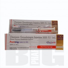 Puretrig  Хорионический гонадотропин 5000 ед - 1 шприц 