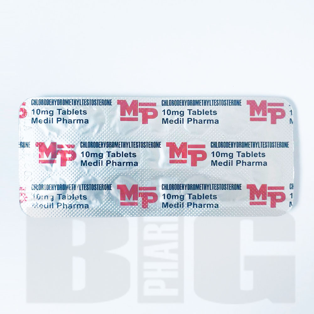 Medil Pharma Chlorodehydromethyltestosterone - 100 Таблеток туринабол